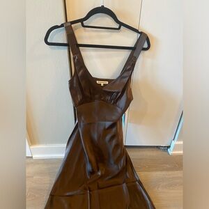 Reformation Silk Long Dress